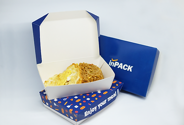 Kemasan Makanan Tipe Paper Lunch Box Kertas