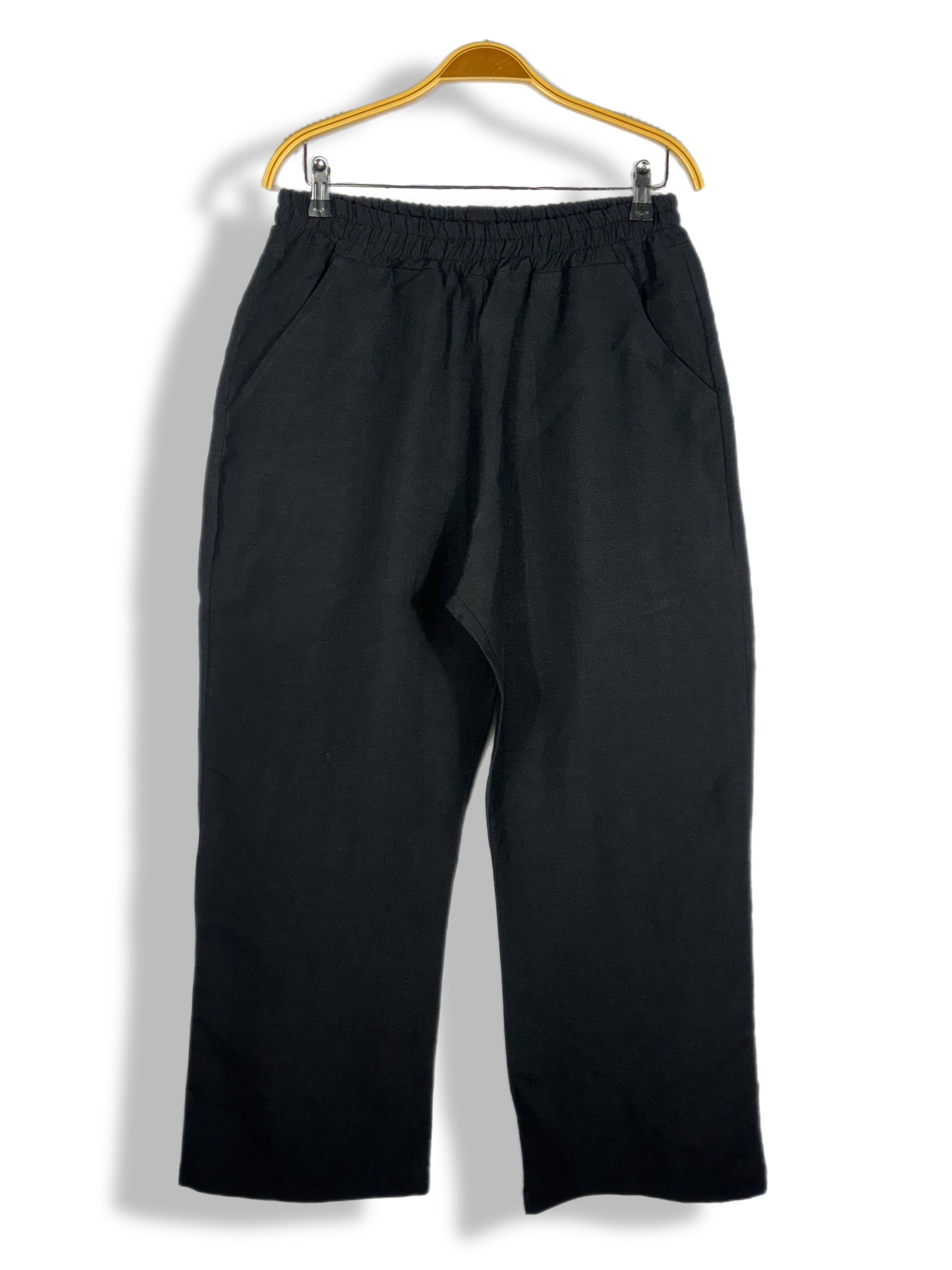 Calça Básica • Linho Preto 