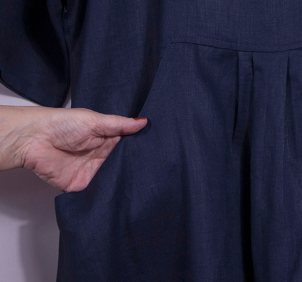 Miniatura: vestido Lux • linho