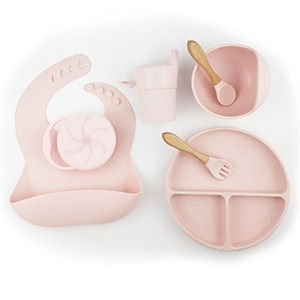 Thumbnail: Toddler Silicone 7pcs Feeding Set