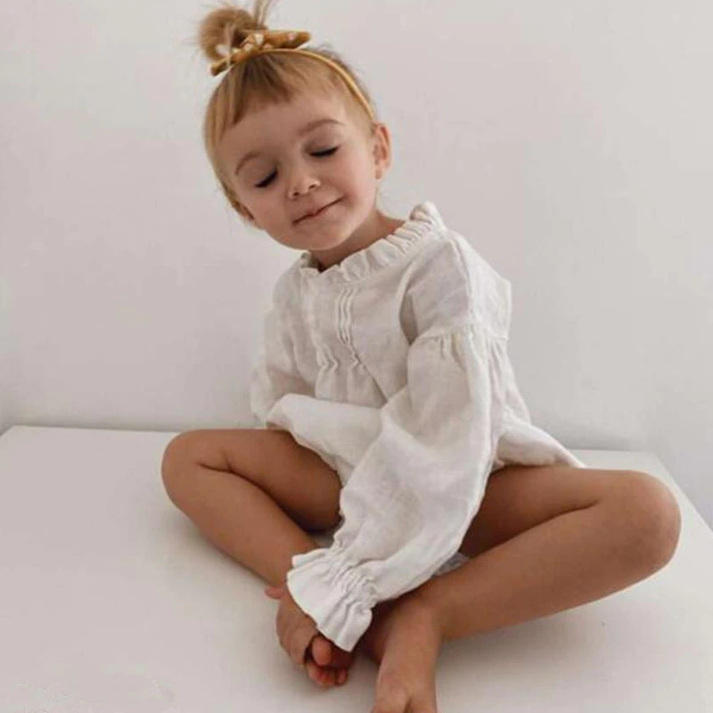 Thumbnail: Pure Cotton Linen Romper