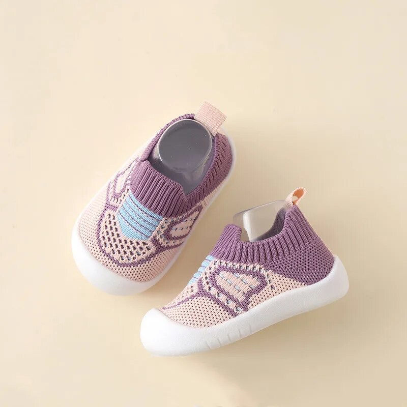 Thumbnail: Flexi Knit First Walker Shoes 