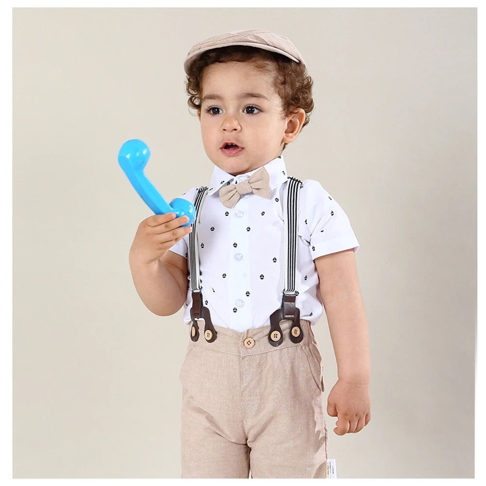 Sail Away | Beige Suit Set | 6M-3Yrs