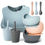 Thumbnail: Silicone 5 Pcs Set - Bowl, Bib, Sippy & Spoon