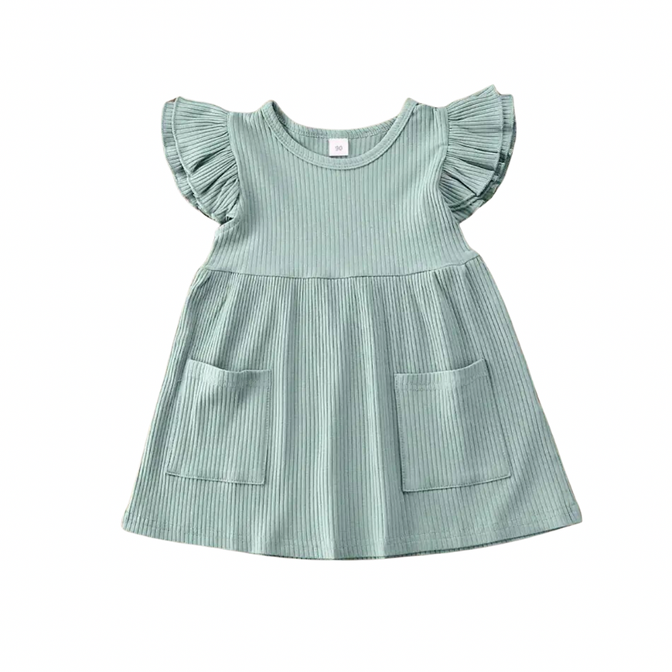Thumbnail: Petal Play Dress | Soft Cotton Blend 