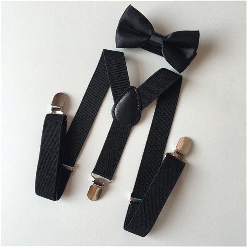 Thumbnail: Elastic Suspenders & Bow Tie set | Children and Baby Formal Wear