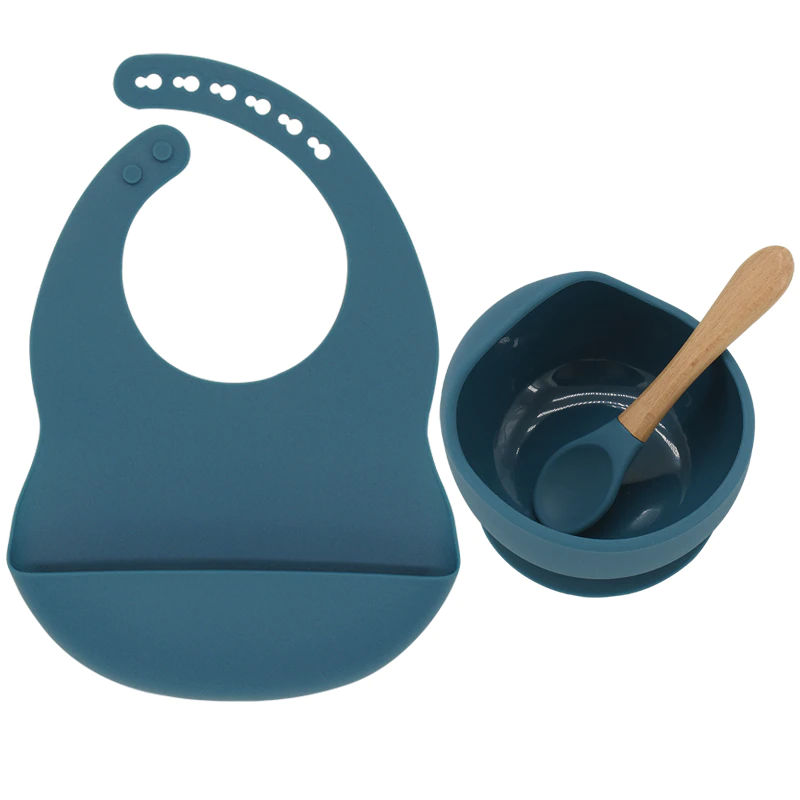 Thumbnail: Bib & Bowl Set - Uniquely Patterned
