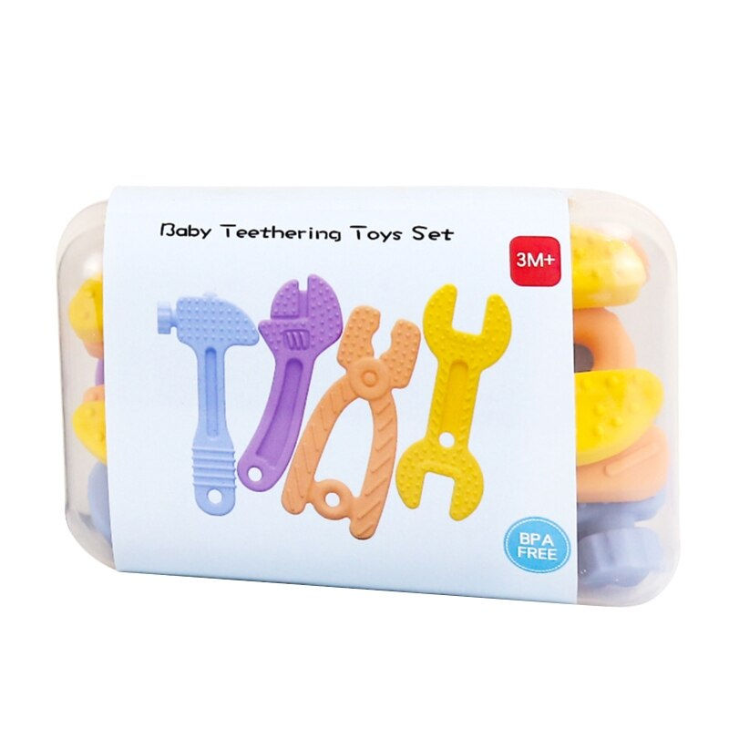 Thumbnail: 4 Pack Handyman Teething Toys