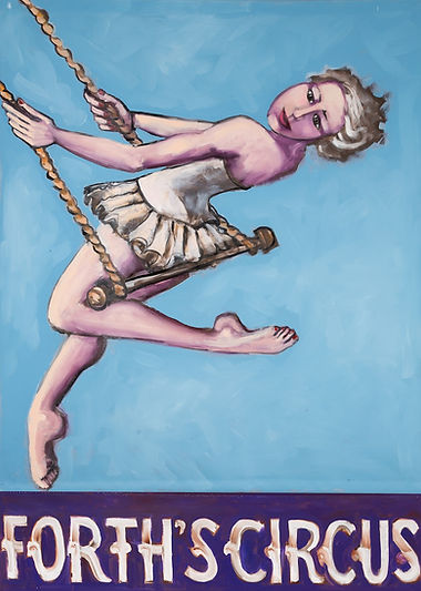 Judith Lanigan Forth's Circus reproduction print of original painting by Judith Lanigan