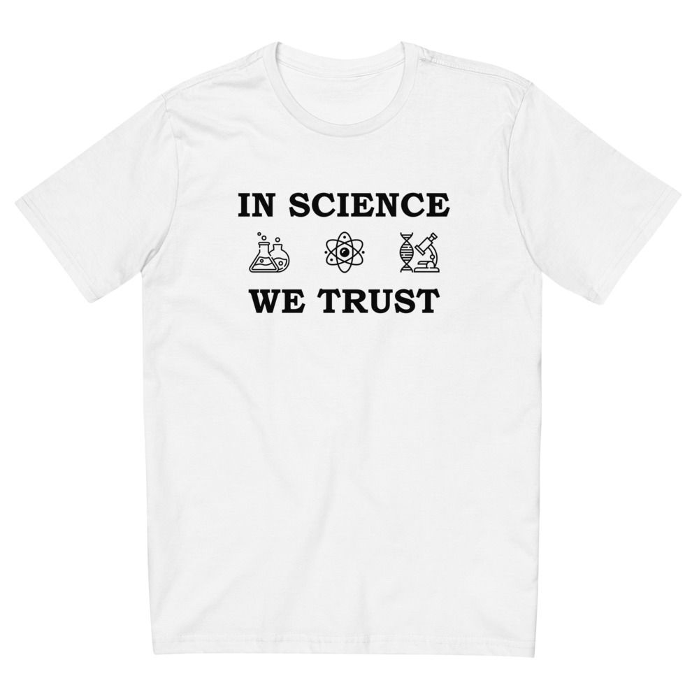 Camiseta masculina - In science we trust