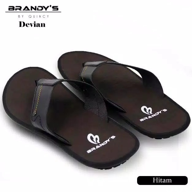 Thumbnail: Sandal Kulit Pria Brandys - Devian