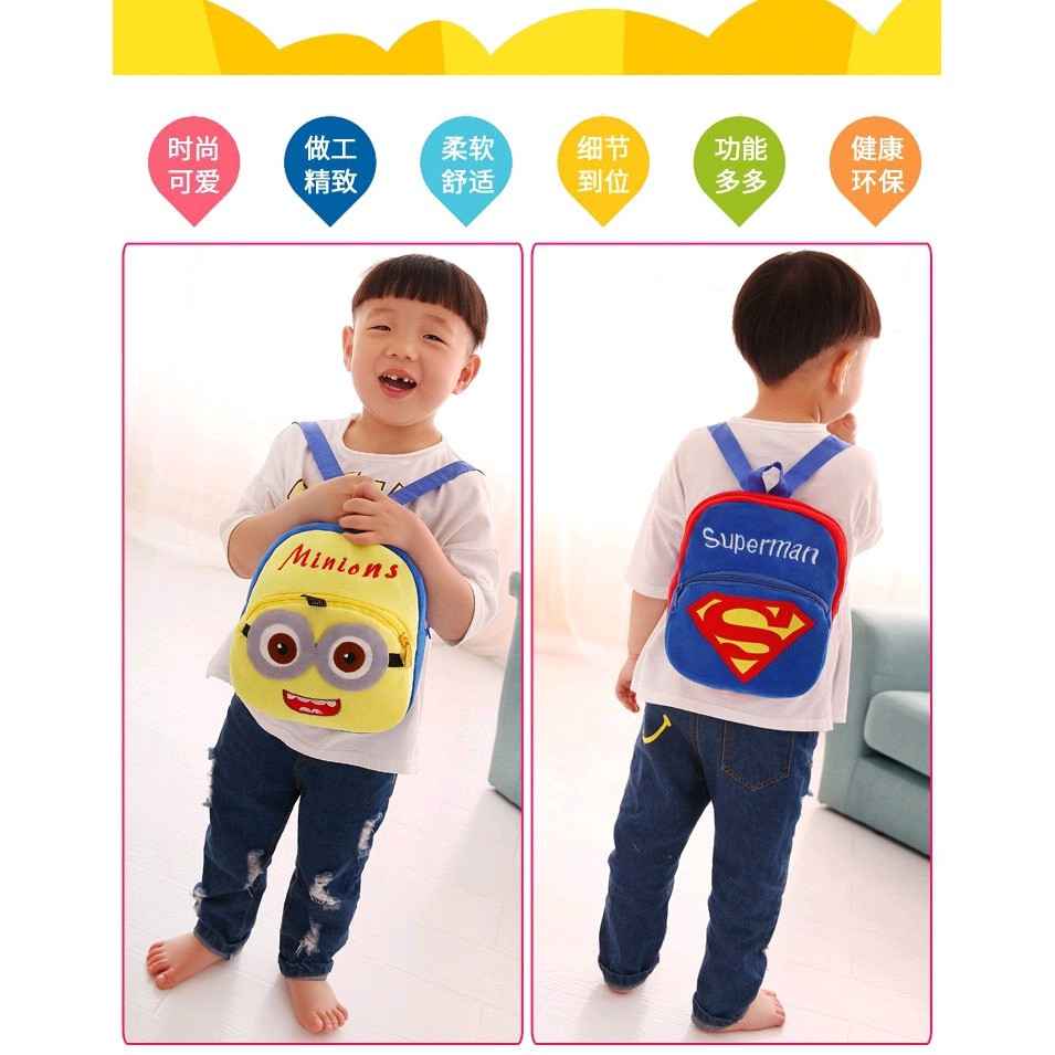 Thumbnail: MURAH TAS ANAK KECIL RANSEL KARAKTER LUCU SEKOLAH TK PEREMPUAN LAKI LAKI / CE