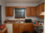 BEFORE-west wall of kitchen
