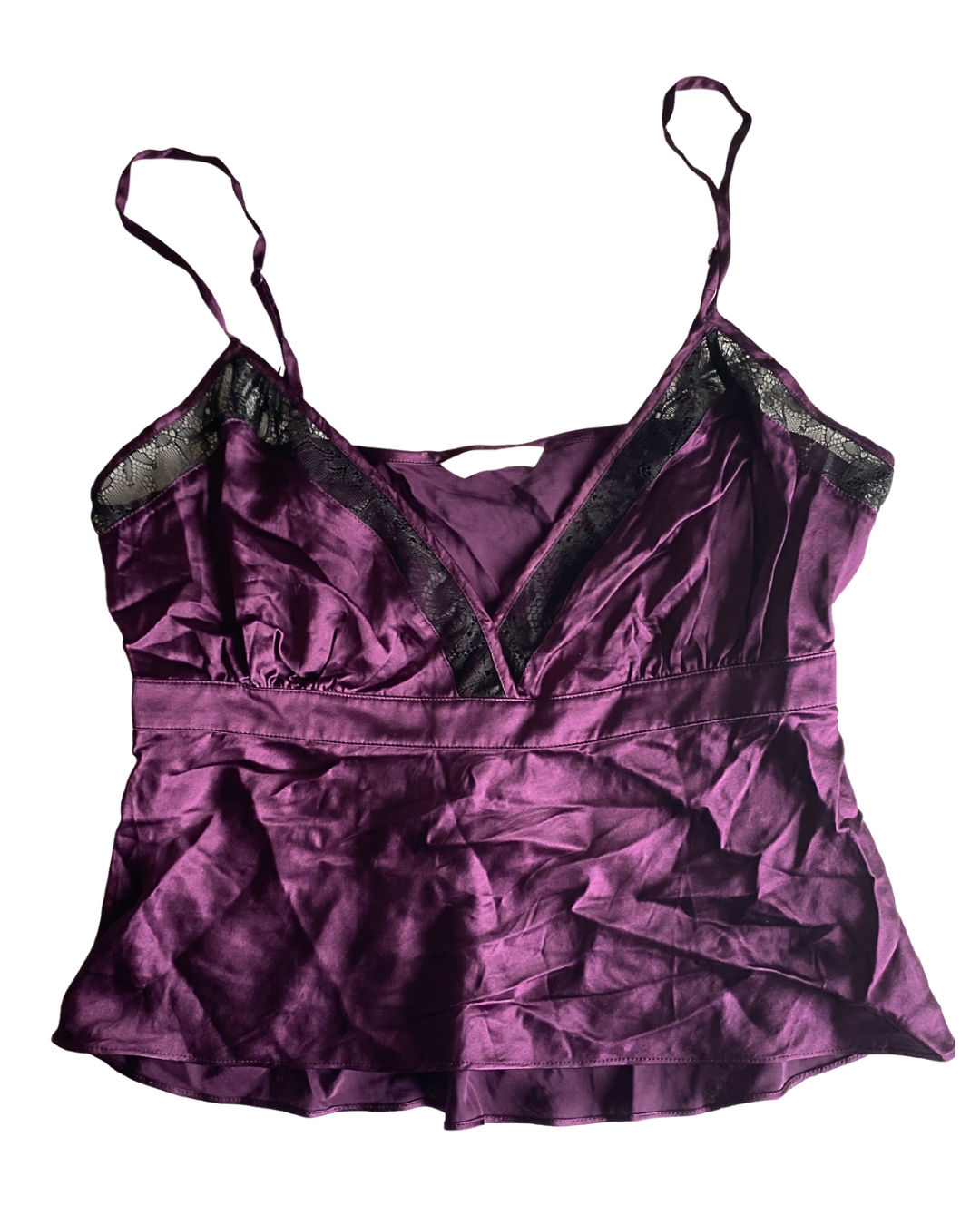 90’s Silky Purple Top