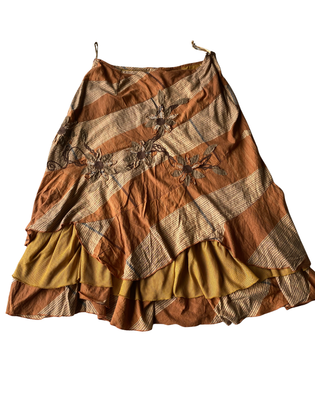 Quirky Layered Floral Skirt