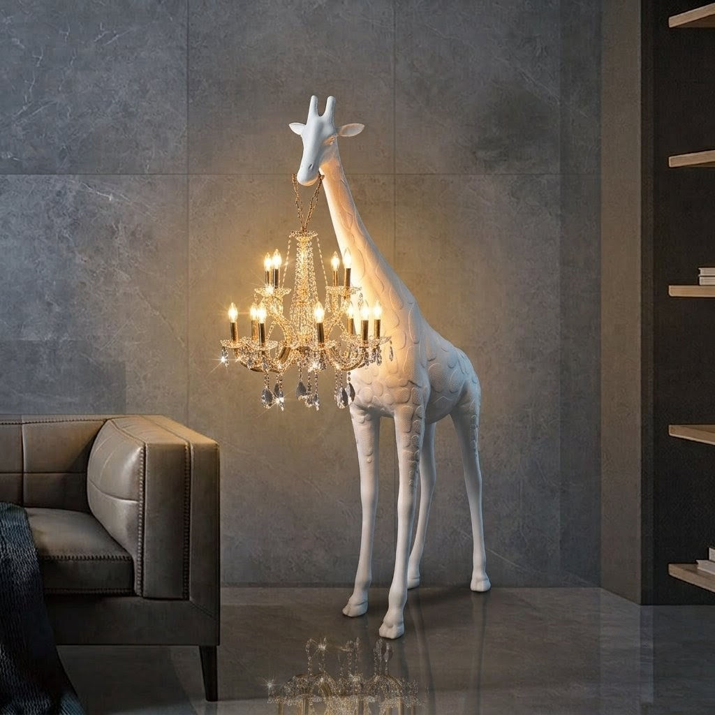 Tall Sculptural Statue Floor Lamp for Entryways – DK19 H215
