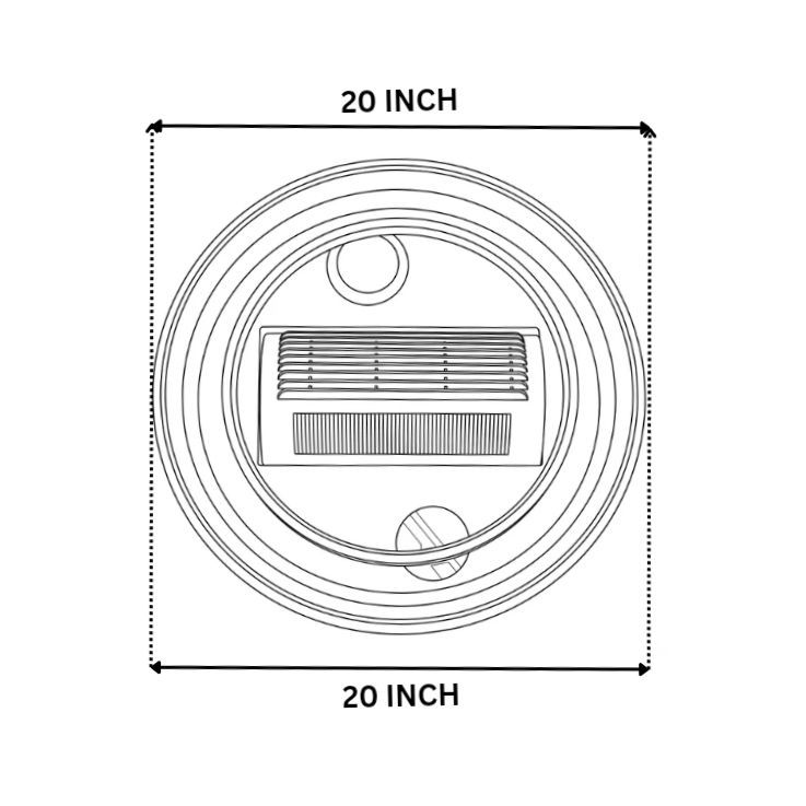 Thumbnail: DK30 5051 CEILING LIGHT FAN 