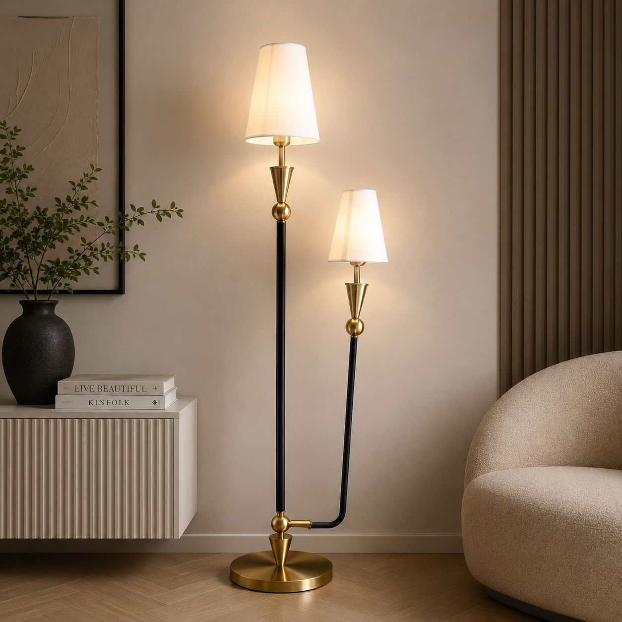 Floor Lamp for Living Rooms & Reading Corners – DK15 F3226