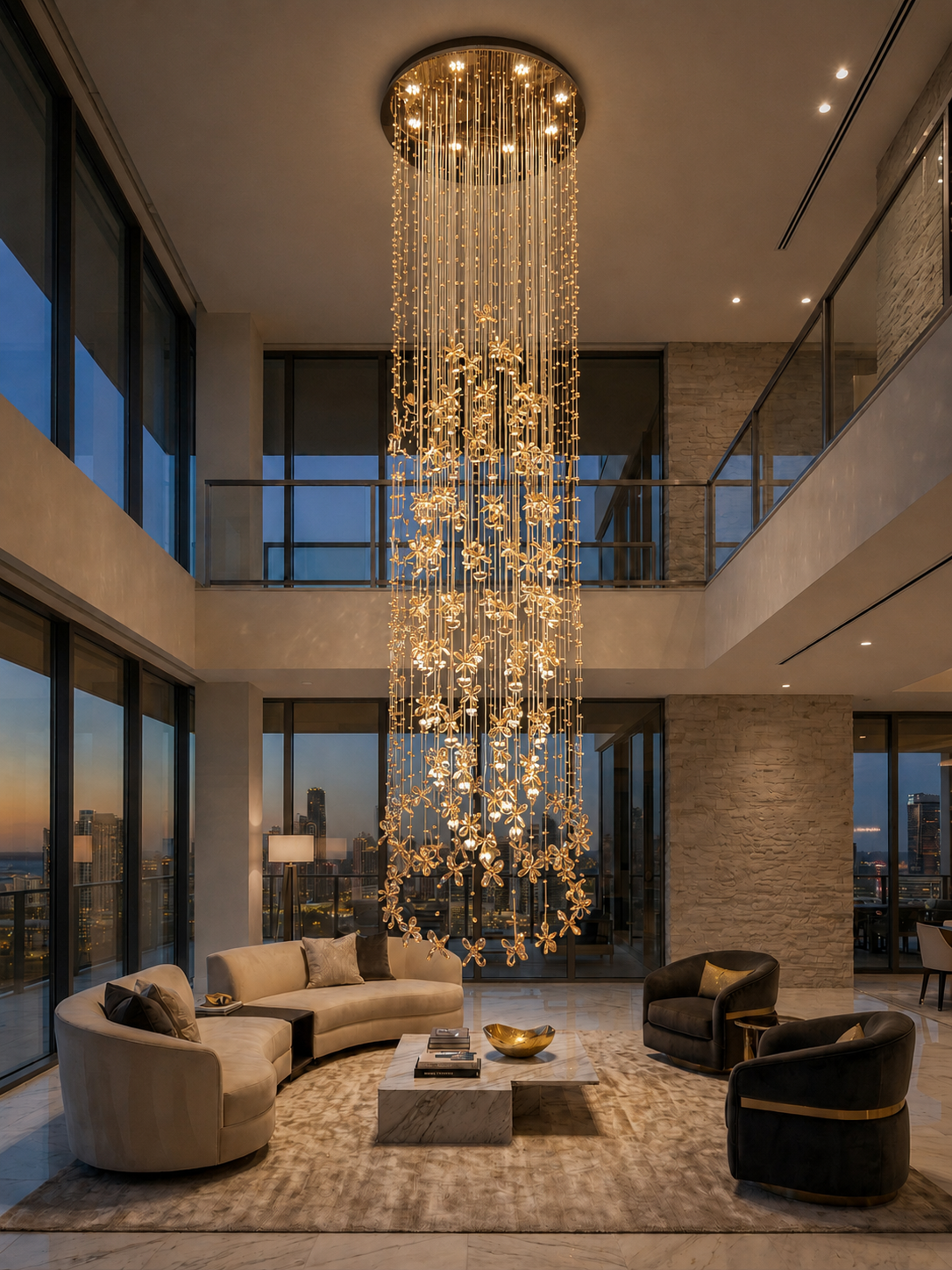 Grand Multi-Light Chandelier for Palatial Spaces – DK11 6389
