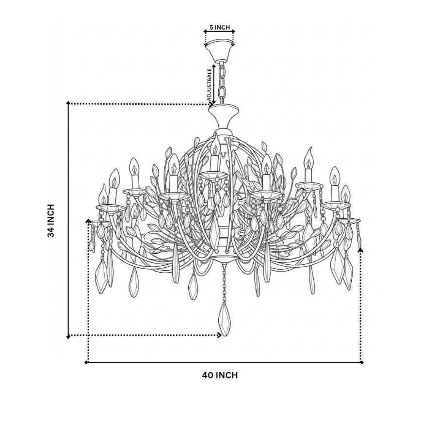 Thumbnail: DK16 886/15  CHANDELIER 