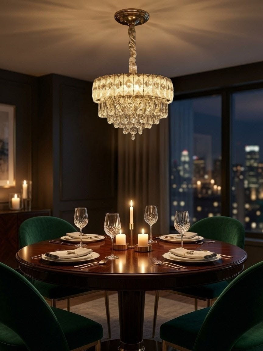 Modern chandelier (300mm) for Dining & Living Rooms – DK16 D25/300