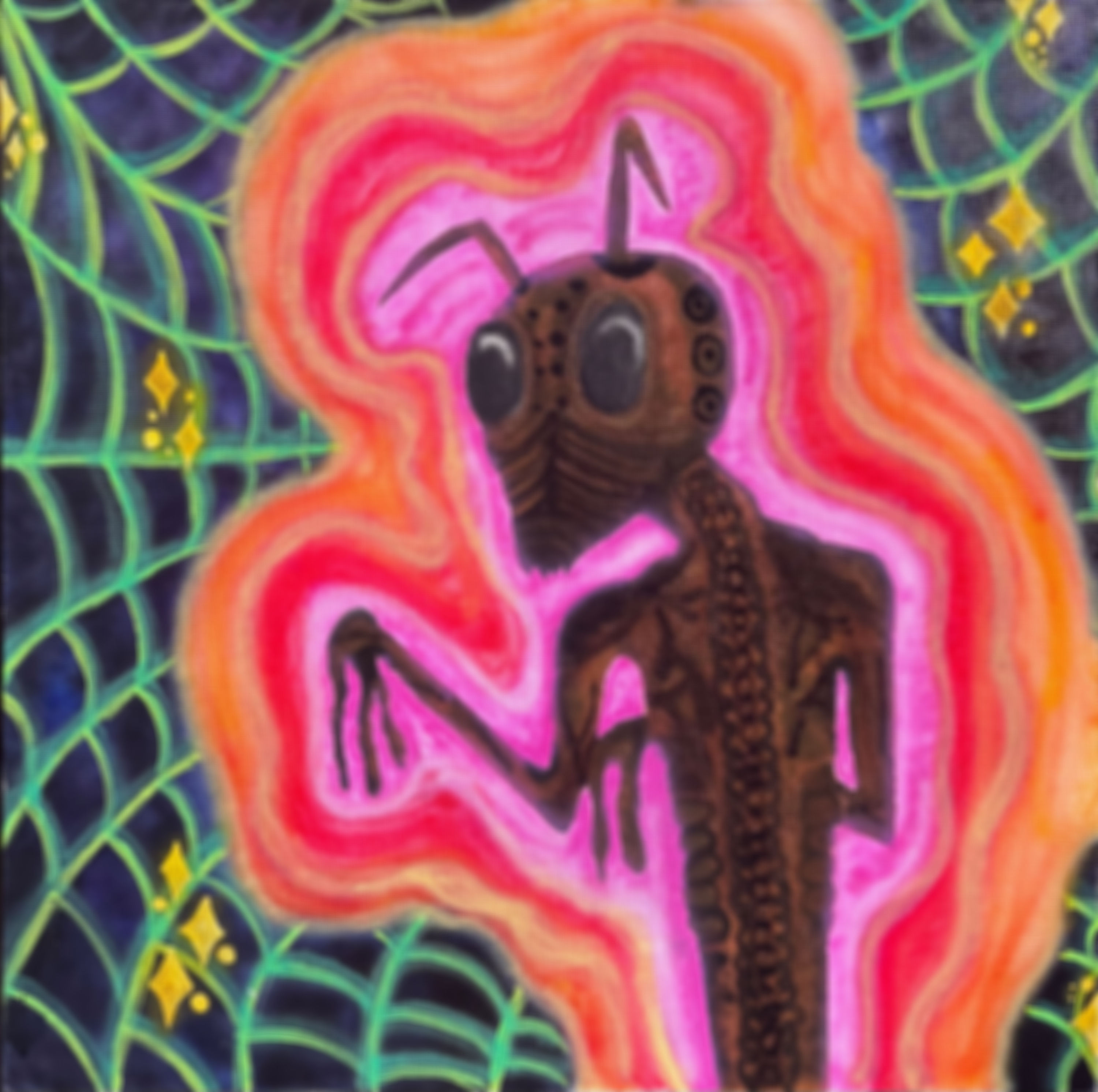 The Insectoid- Channelled Canvas Print
