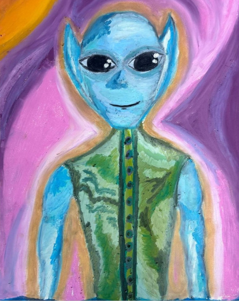 Sirian of Sirius B- Channelled Poster