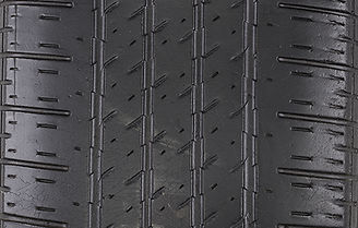 Properly inflated tire tread wear