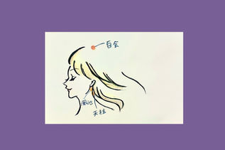 百会・天柱・風池のツボ