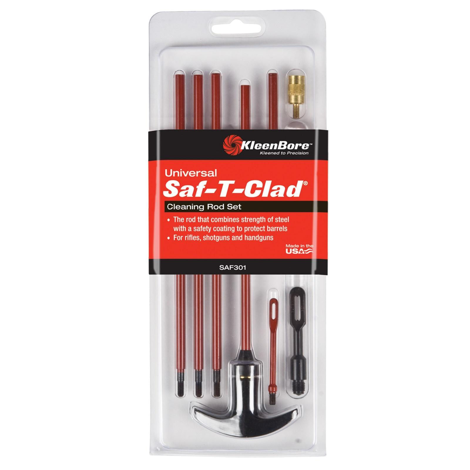 KleenBore Universal Saf-T Clad Red Coated Rod (clamshell package)