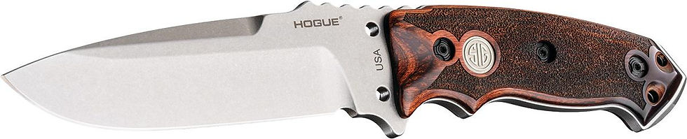 Hogue Knives EX-F01 Fixed Blade Knife Rosewood (5.5" Plain)