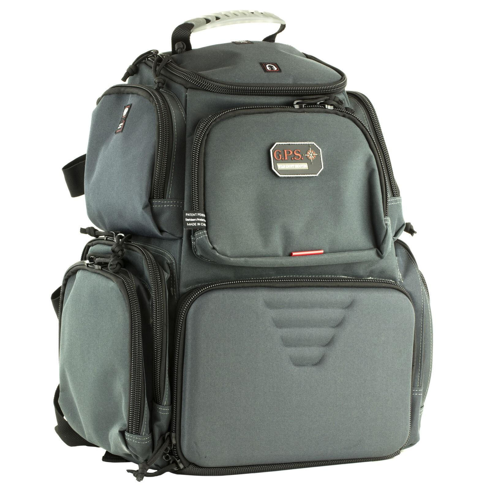 HANDGUNNER BACKPACK W CRADLE FOR 4 HANDGUNS - GRAY