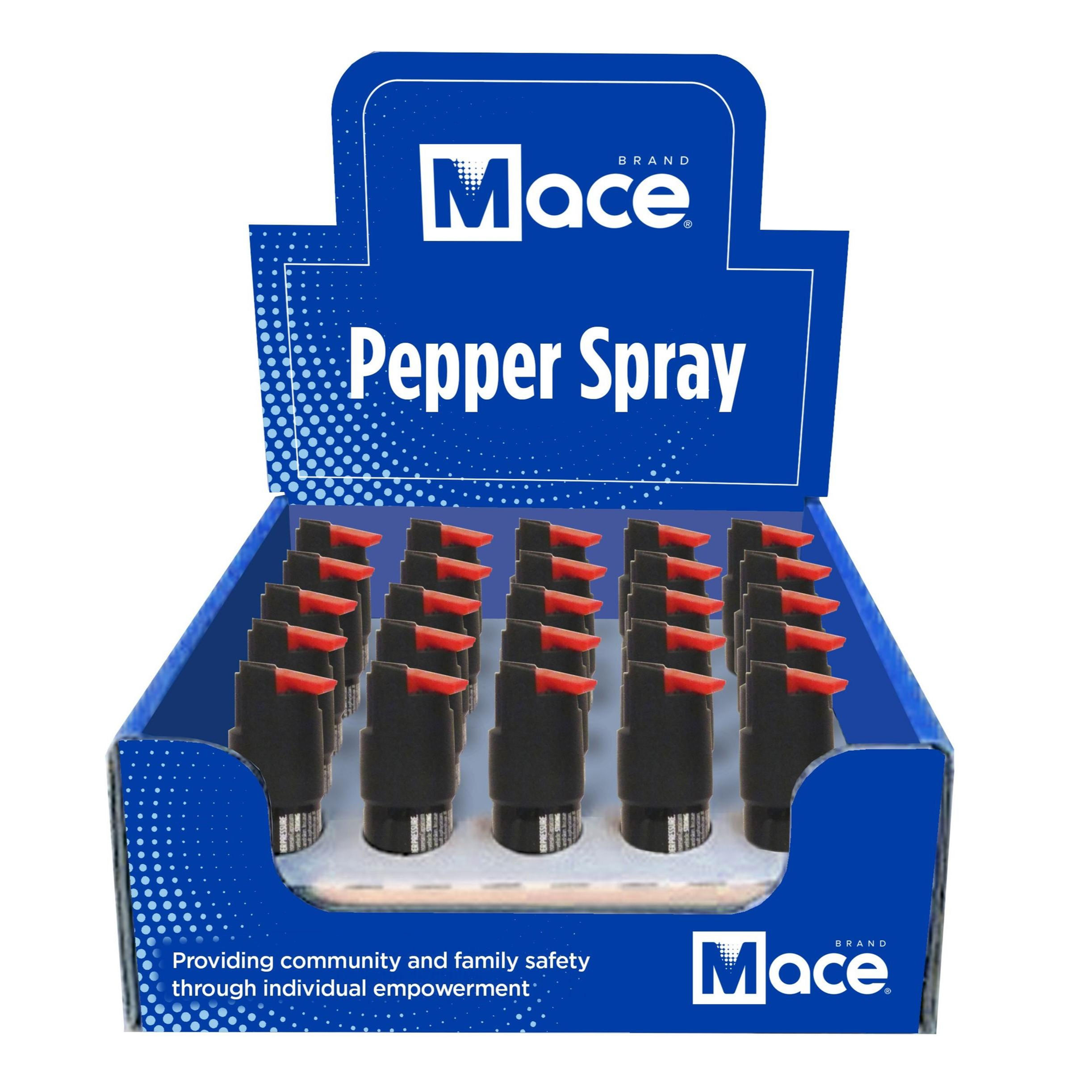 Mace Twist Lock Pepper Spray Display (25) units