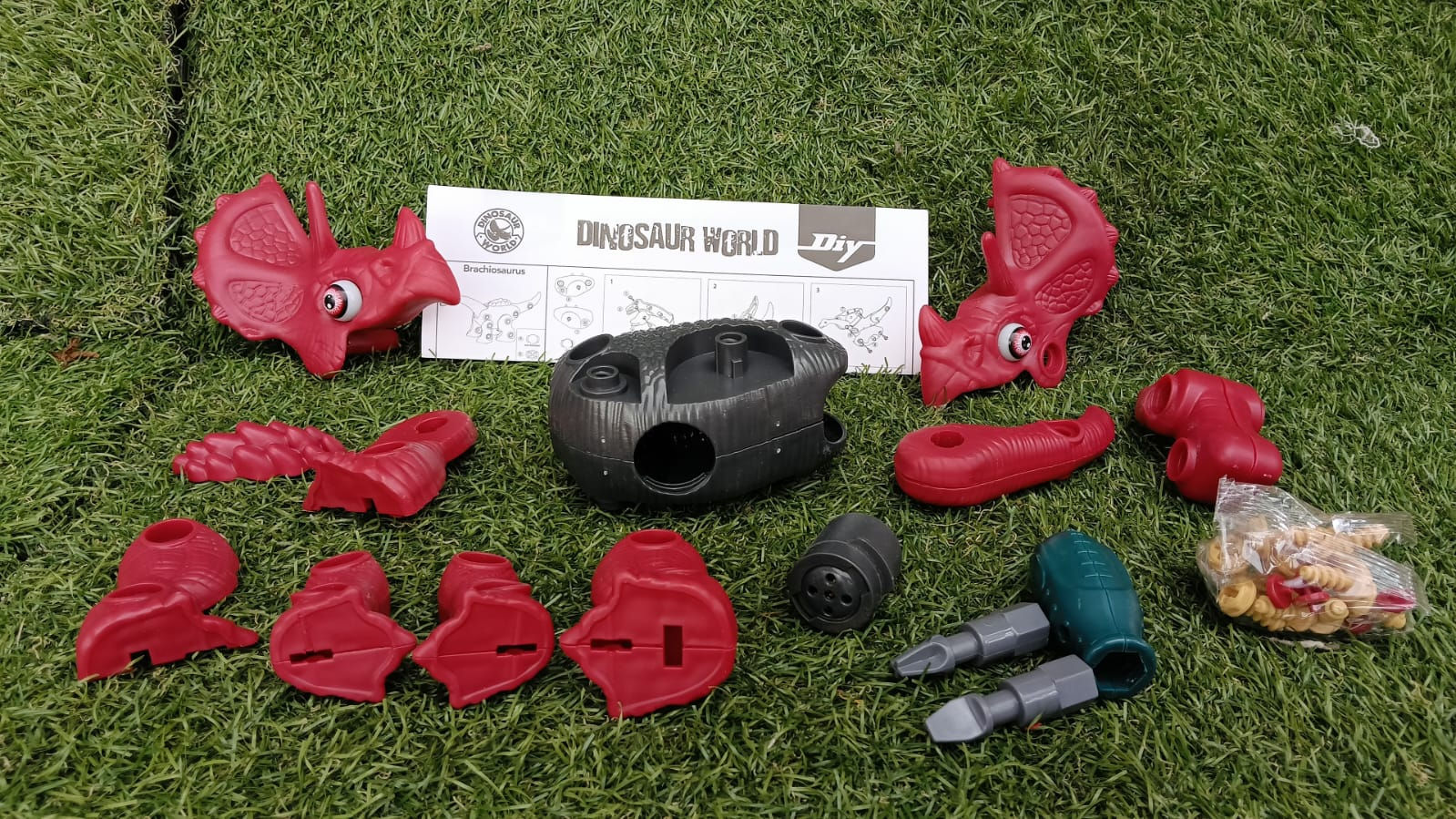 Set de construcción de dinosaurio