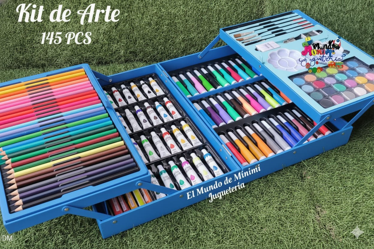 Kit de Arte 145 Piezas para Niños