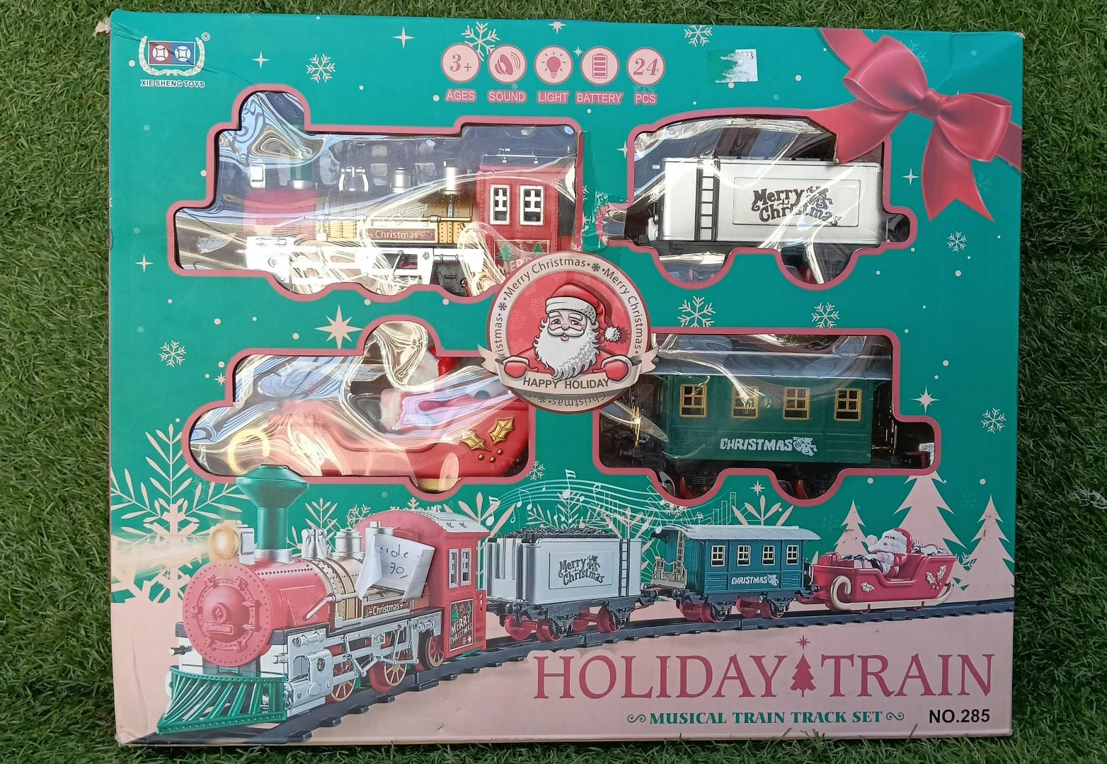 Set de tren navideño