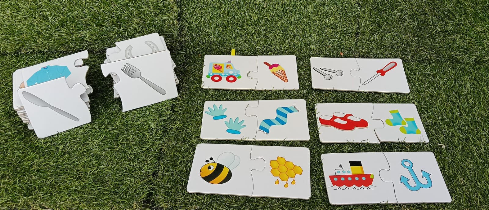 Juego educativo de unir piezas