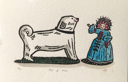 Dog and Doll