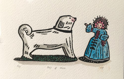 Dog and Doll