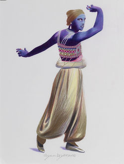 Nijinsky as the Golden Slave in Scheherazade