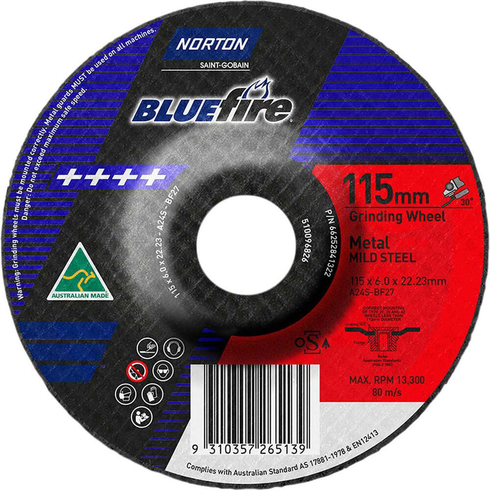 NORTON Grinding Disk - 115x6x22.2