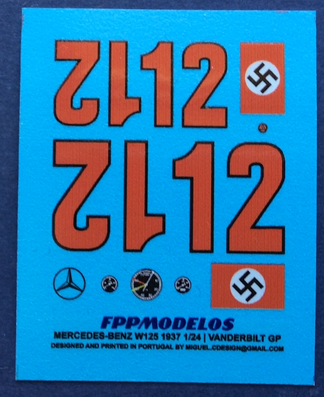 Thumbnail: Mercedes W125 GP 1937 Vanderbilt cup or German GP