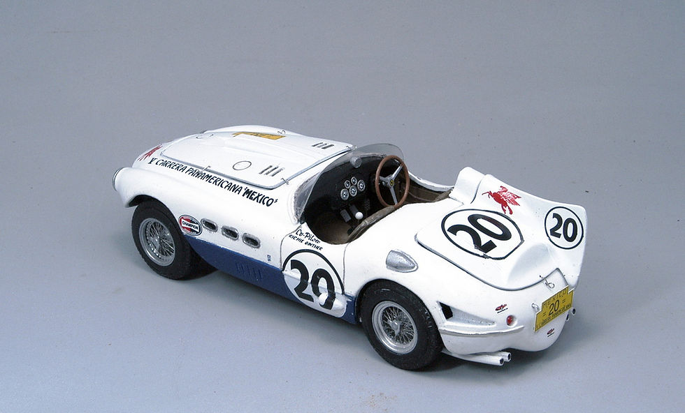 Thumbnail: Ferrari 375/340 Carrera Panamericana 1954 unassembled model kit 1/24th scale