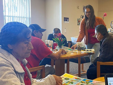 Villa Serena Senior Residents Share the Love of Valentine's Day Together with Lotería Social