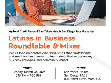 MyPoint Credit Union's "Latinas in Business Roundtable Panel and Mixer" is Back for its 5th Year