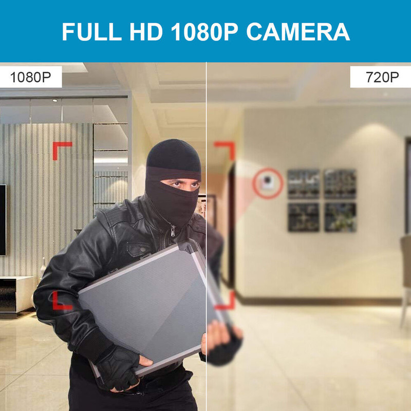 Miniatura: Mini Hidden Camera Home Security Nanny Cam Full HD 1080P DVR Night Vision Audio