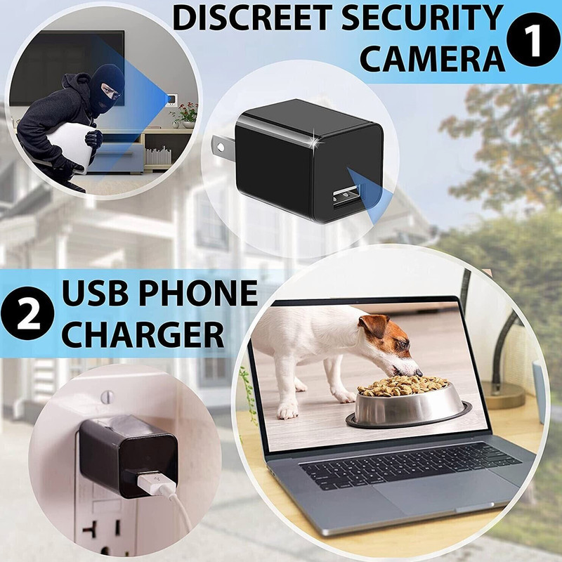 Miniatura: Mini Hidden Camera Home Security Nanny Cam Full HD 1080P DVR Night Vision Audio