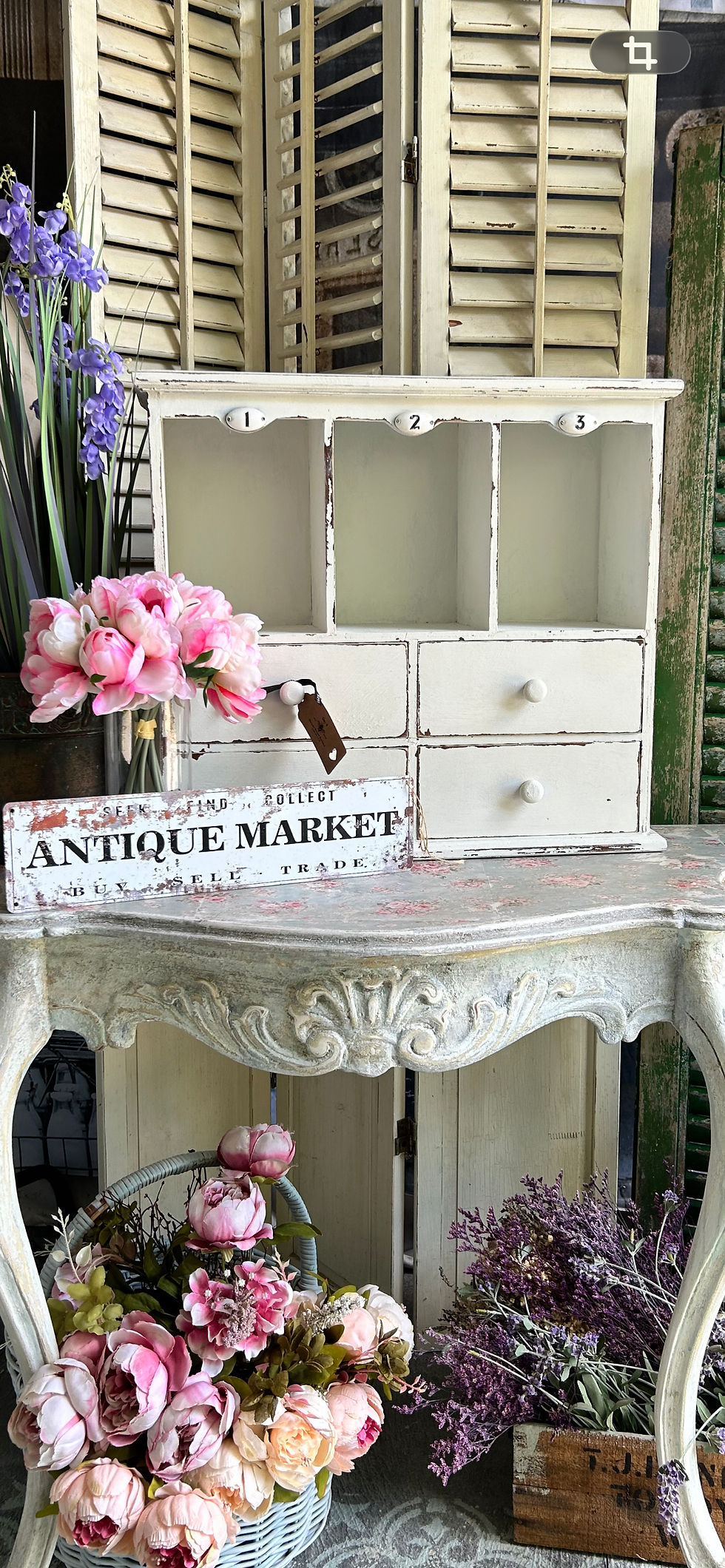 Thumbnail: Vintage French Style Console Table