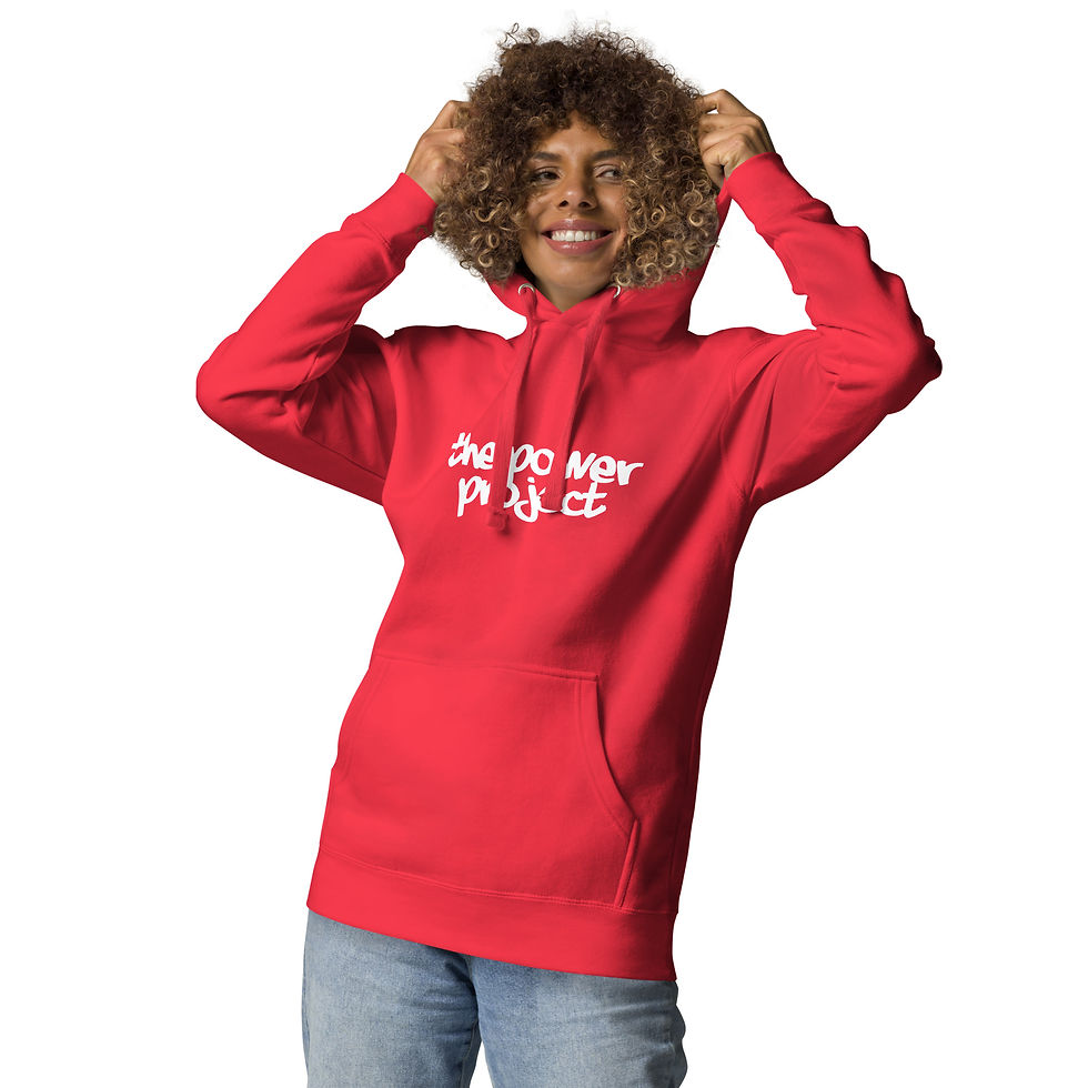 Thumbnail: The Power Project Logo Unisex Holiday Logo Hoodie