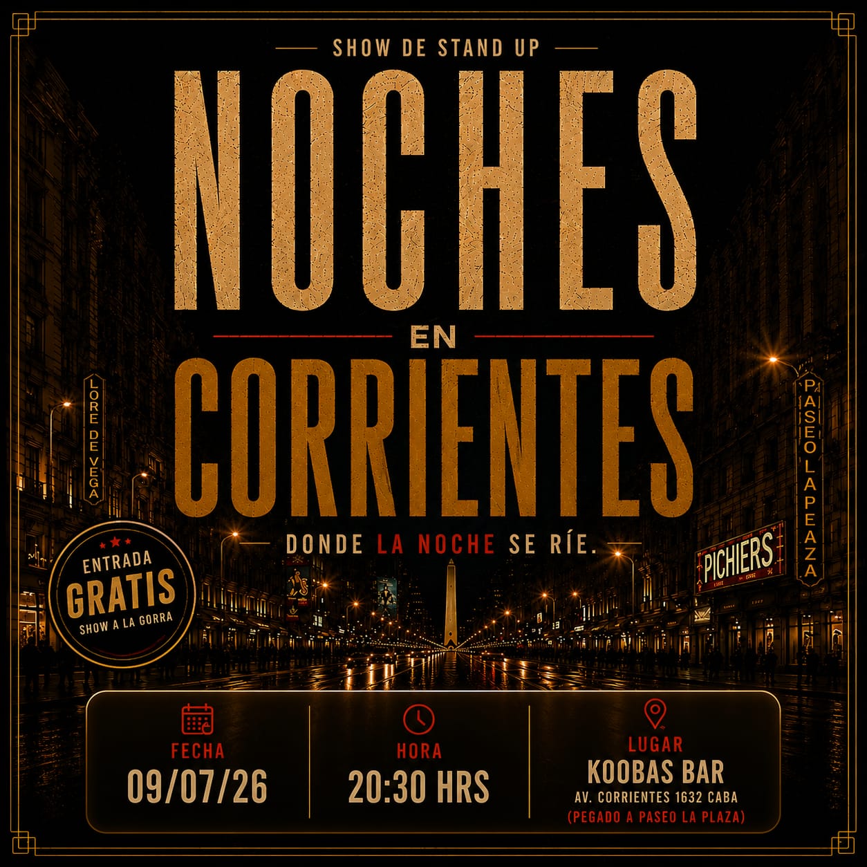 Noches En Corrientes Stand Up